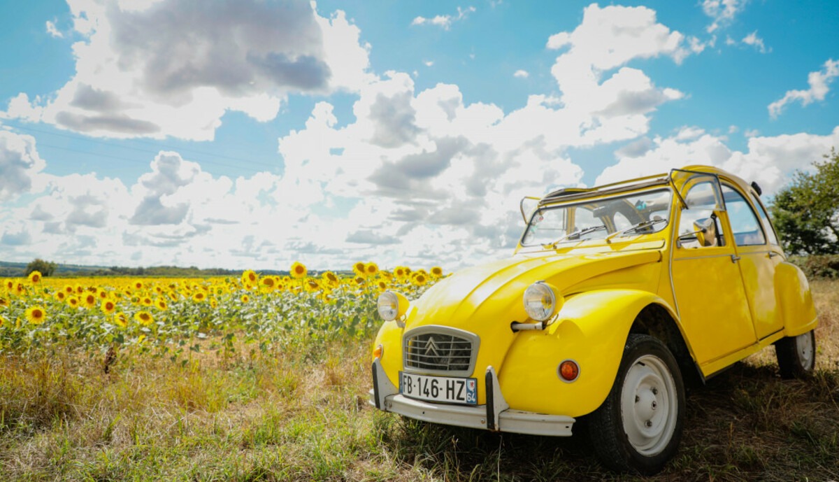 Balade en 2 CV avec la Charente en Deuch