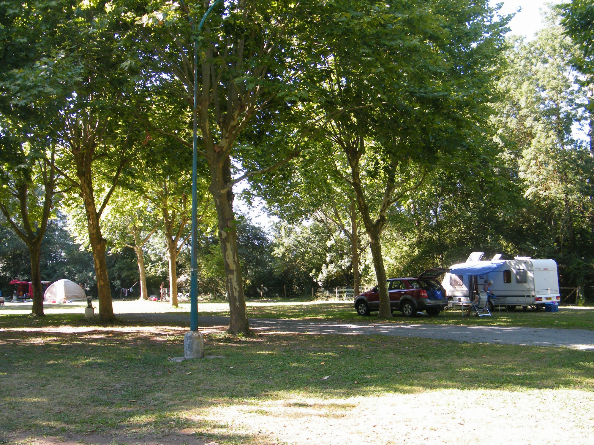Emplacement du camping municipal Les Platanes