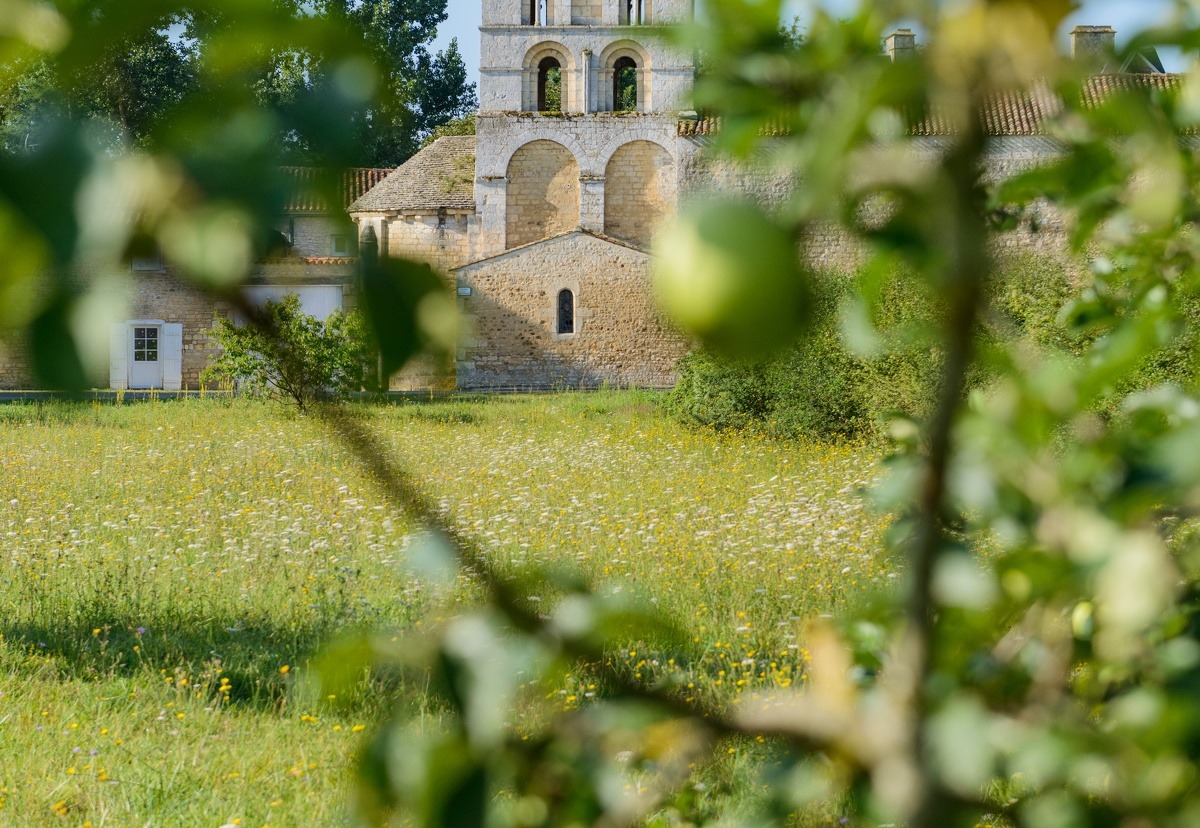 Eglise romane de St Amant de bonnieure en Nord Charente