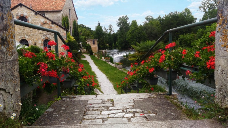 Sur le pont de la Charente