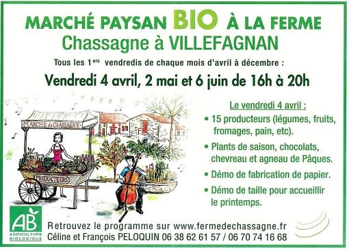 Marché paysan bio à la ferme_Villefagnan