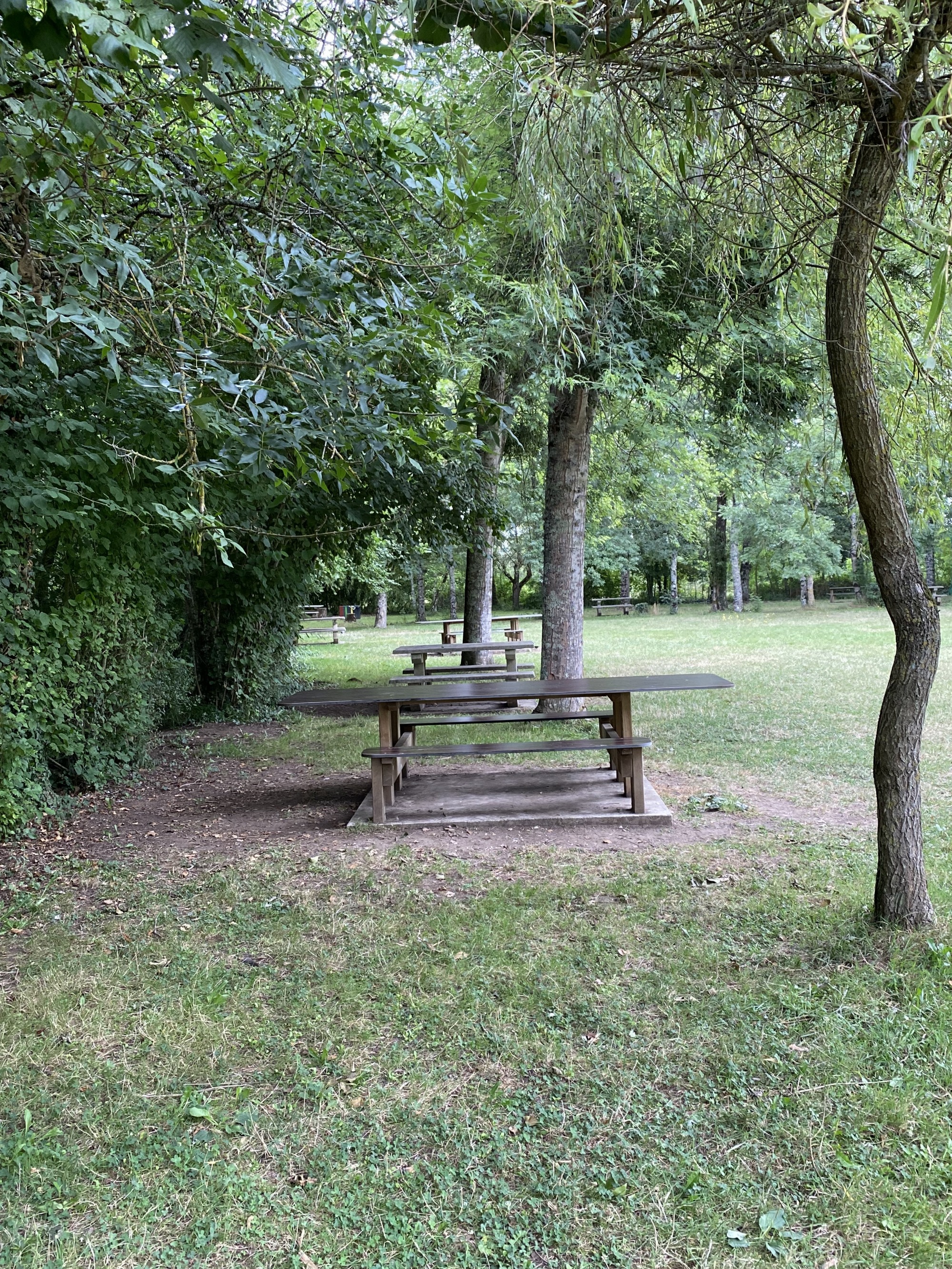 Aire de Pique nique de Condac, en Nord Charente
