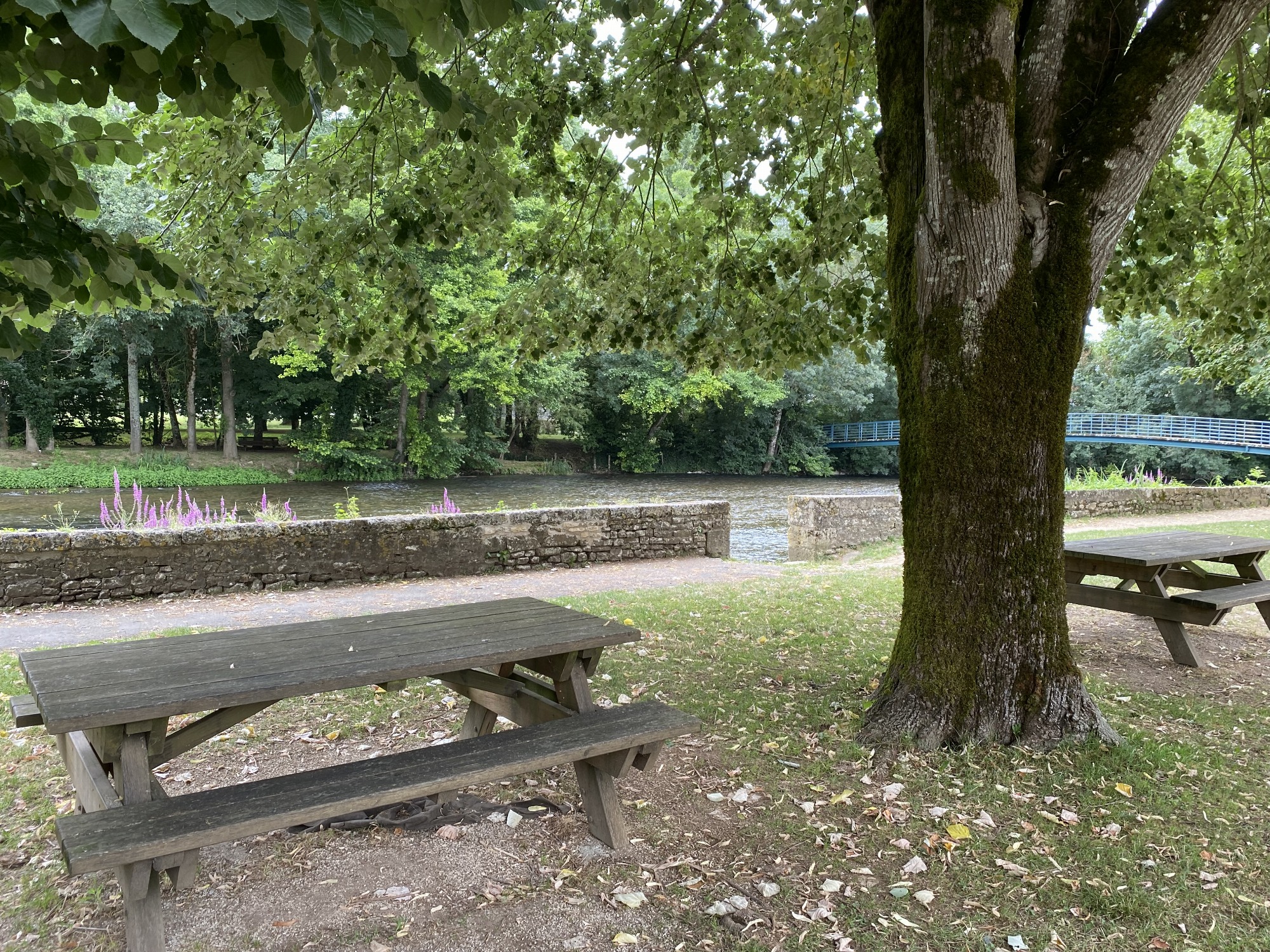 Aire de Pique nique de Verteuil sur Charente, en Nord Charente
