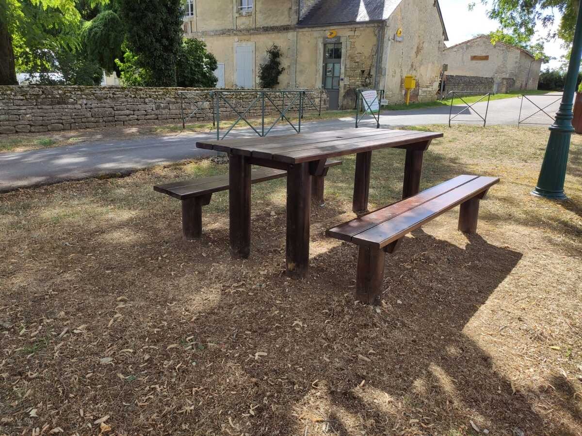 Aire de Pique nique de Courcôme, en Nord Charente