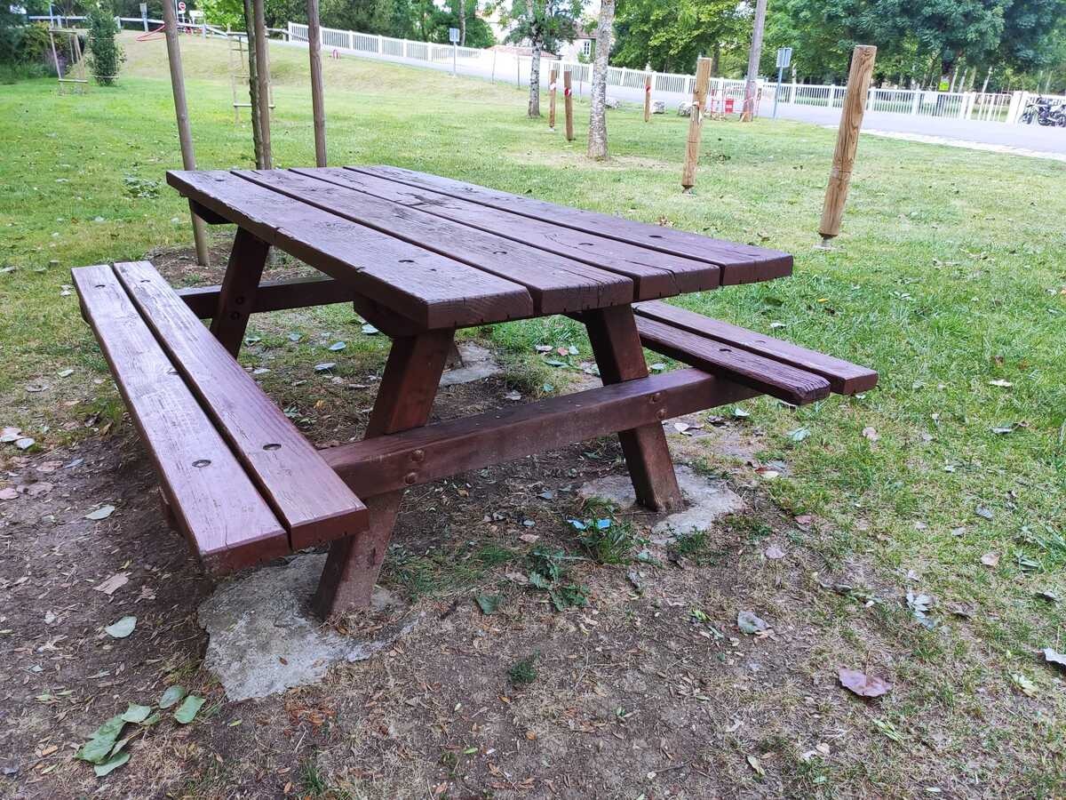 Aire de Pique nique de Ruffec, en Nord Charente