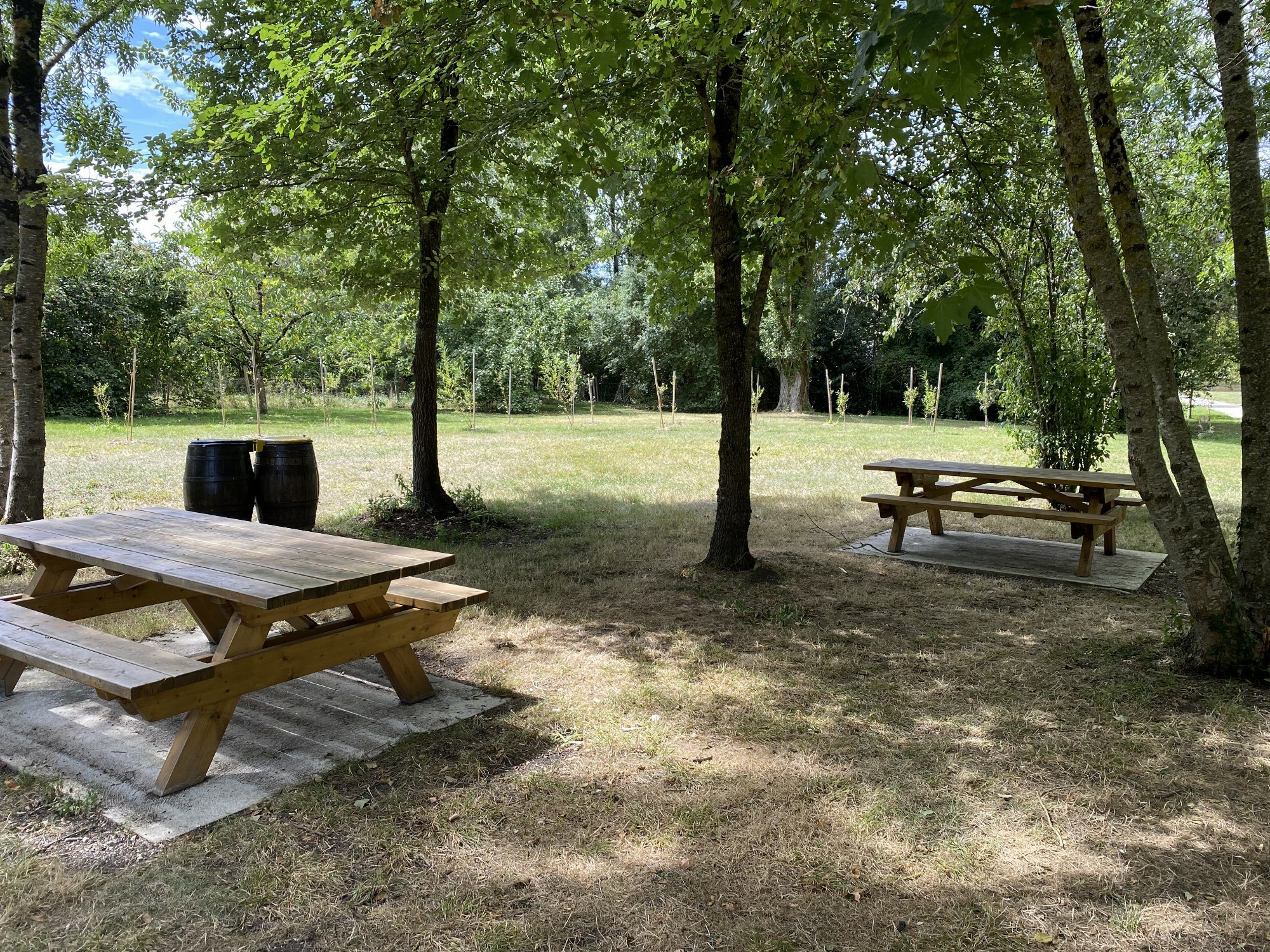 Aire de Pique nique de Xambes, en Nord Charente