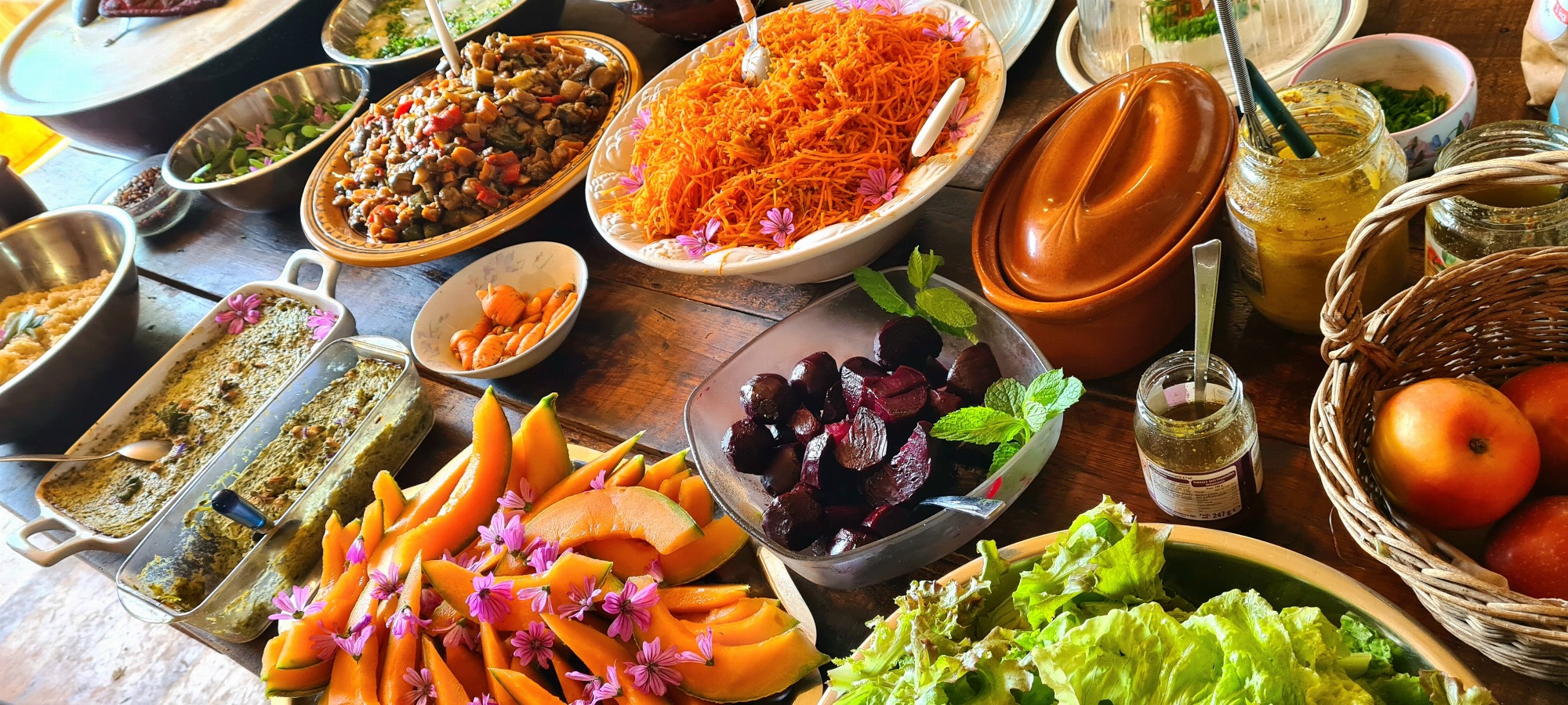 Des repas partagés avec des produits locaux et de saison