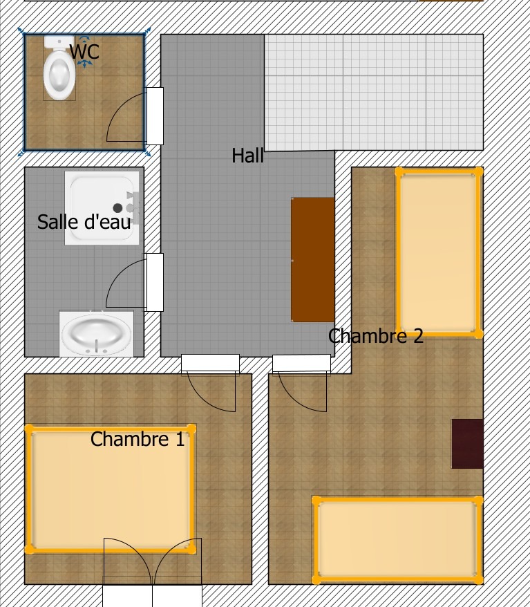 Gîte La Sonnette: Plan Etage