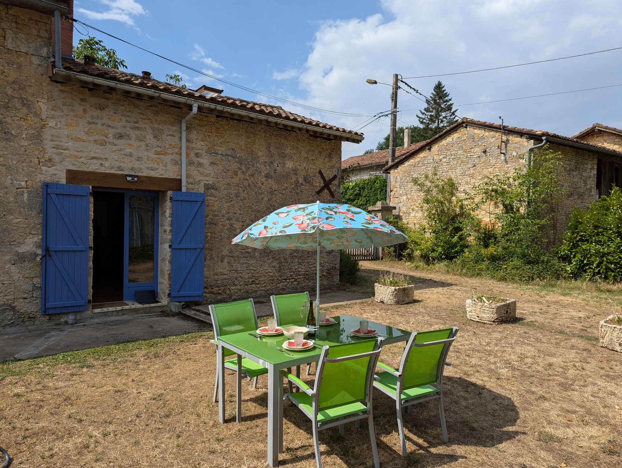 Gîte La Sonnette: terrasse