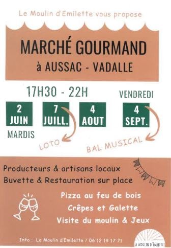 Marché gourmand_Aussac-Vadalle