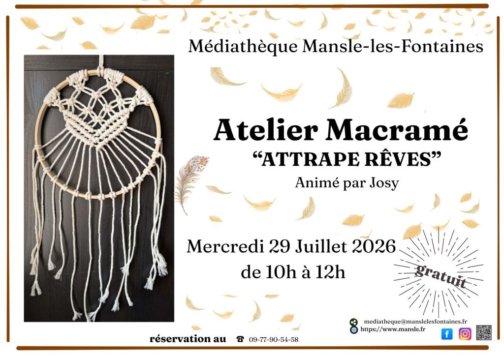 Atelier macramé_Mansle-les-Fontaines