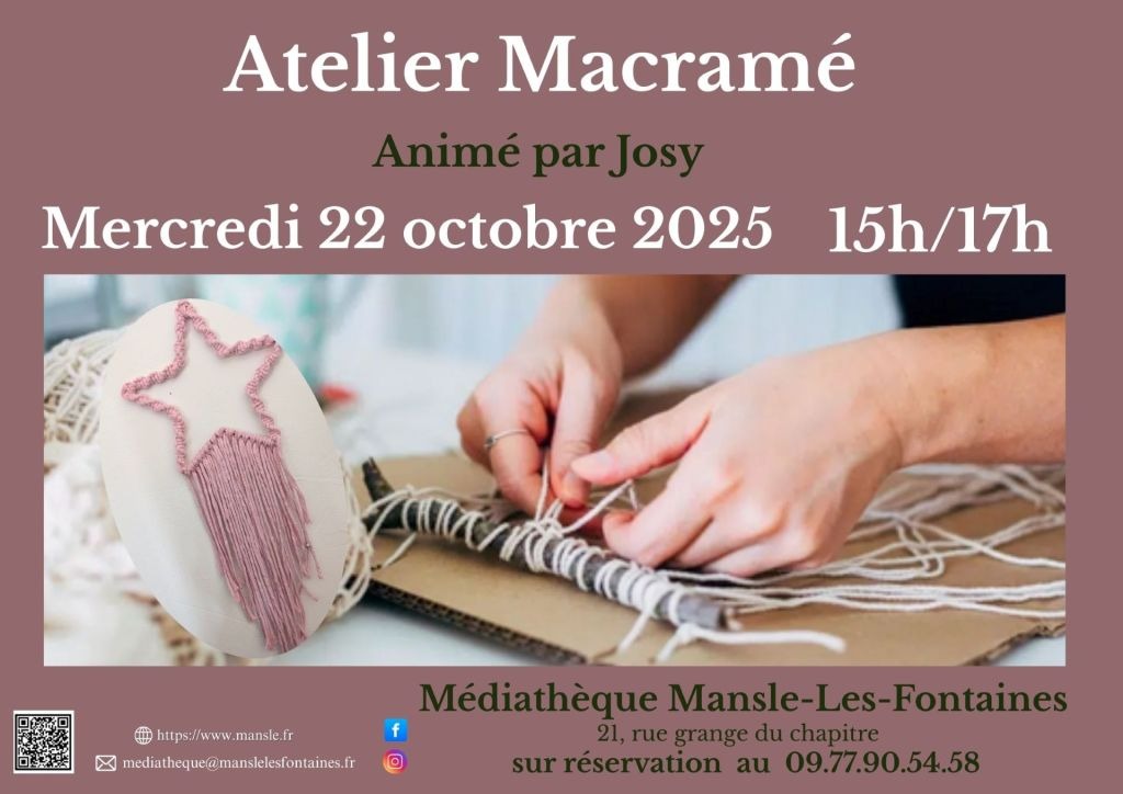 Atelier macramé