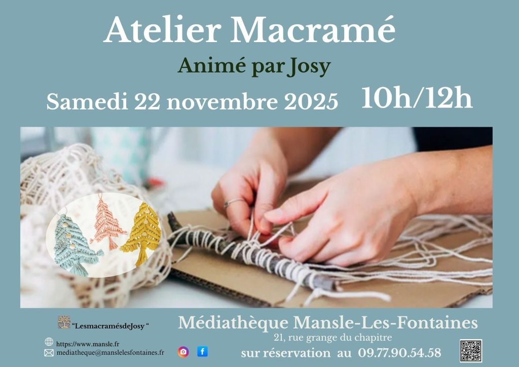 Atelier macramé_Mansle-les-Fontaines