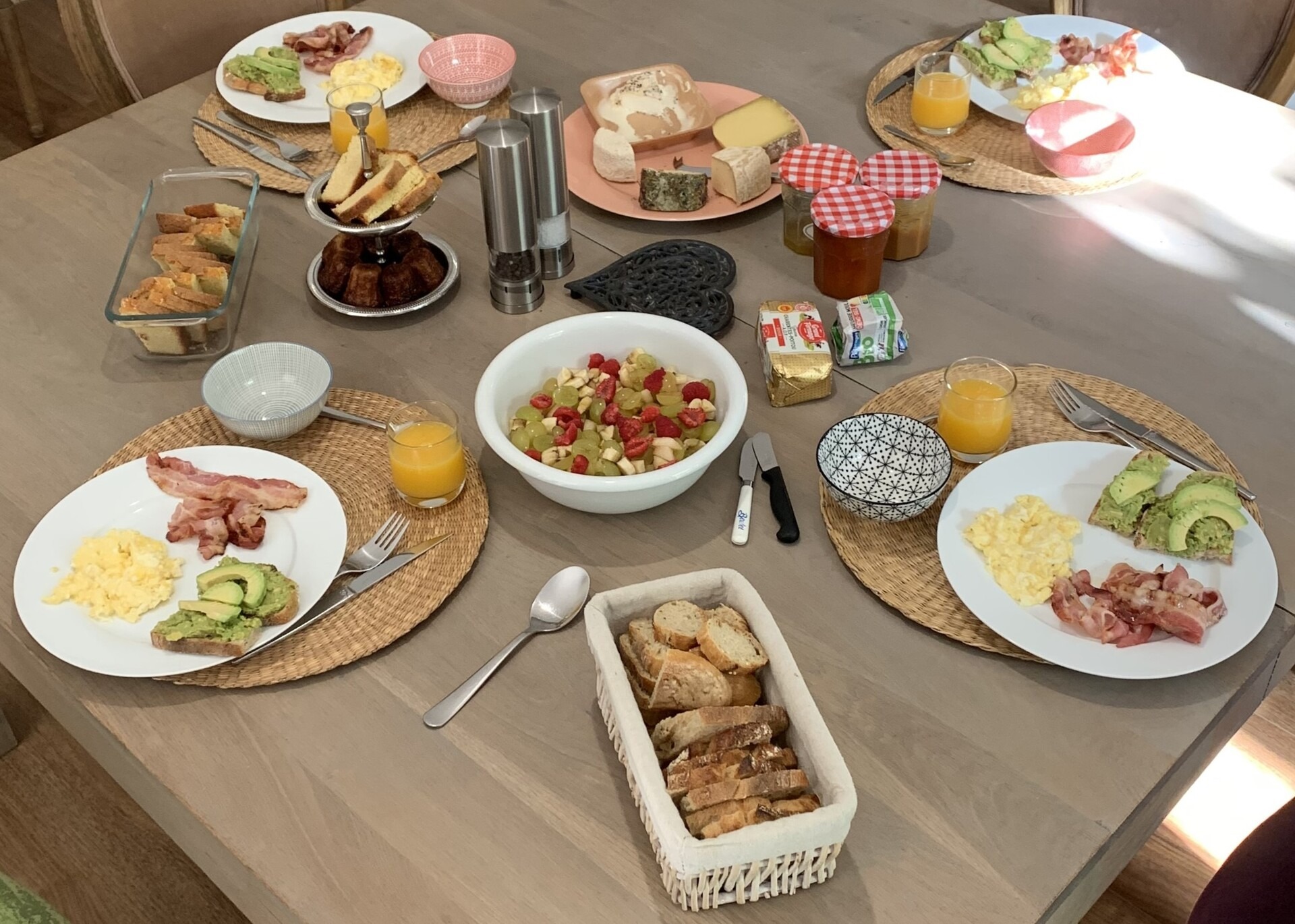 Exemple de petit déjeuner