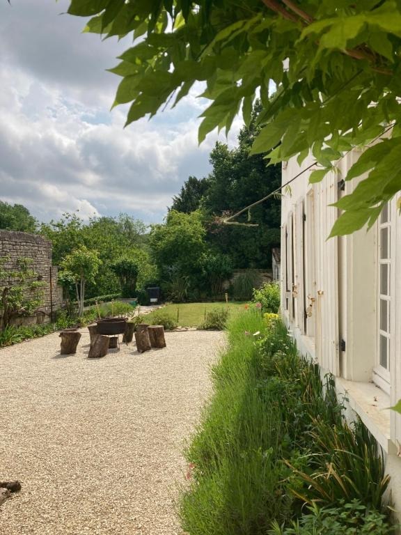 Dans le jardin