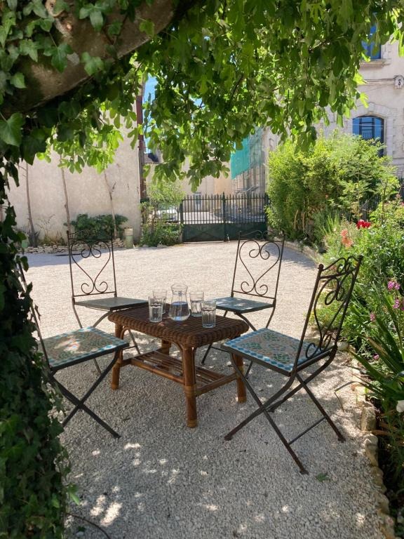 Dans le jardin