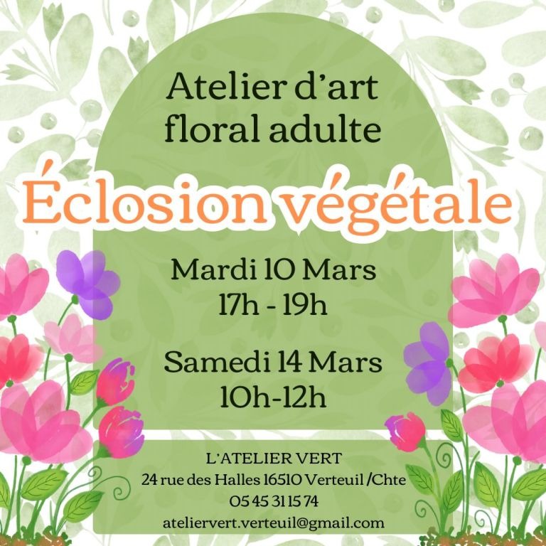 Atelier floral adultes 