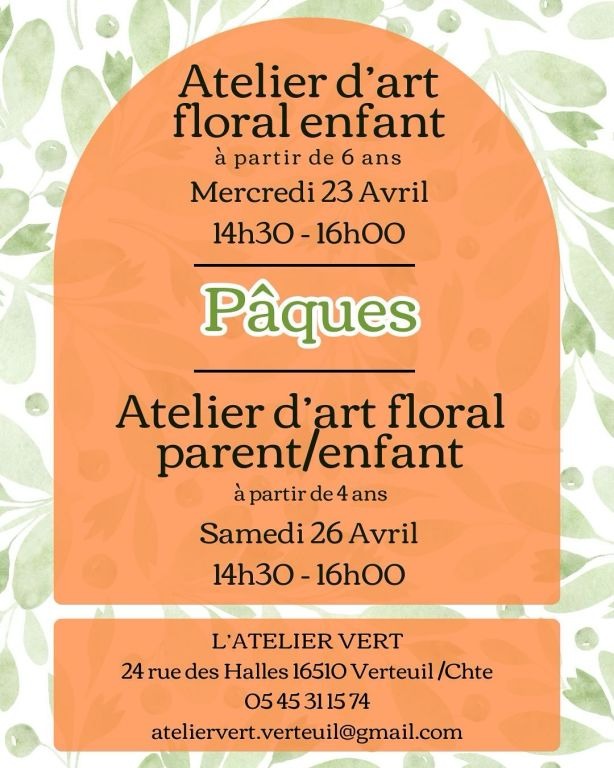 Atelier floral parent/enfant_Verteuil-sur-Charente