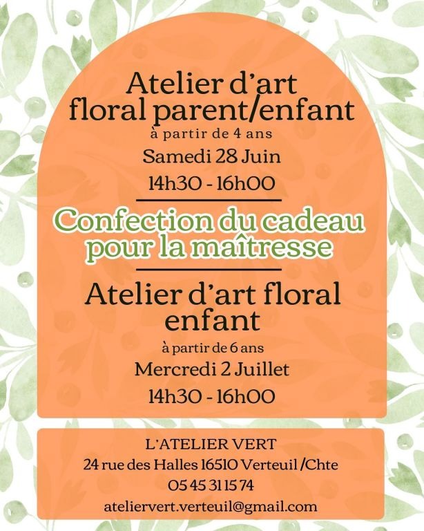 Atelier floral enfants 