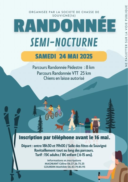 Randonnée semi nocturne_Souvigné