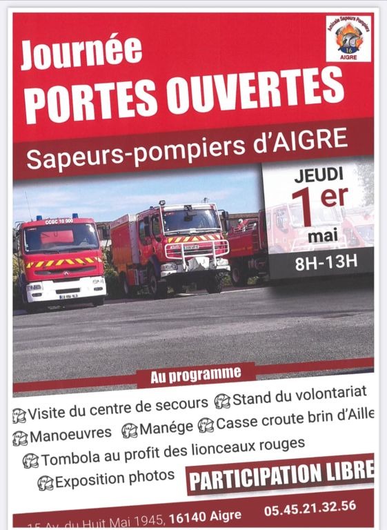 Journée portes ouvertes sapeurs pompiers_Aigre