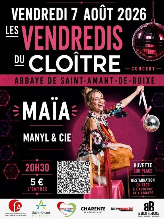 Les vendredis du cloître_Saint-Amant-de-Boixe