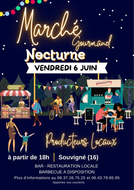 Marché nocturne gourmand_Souvigné