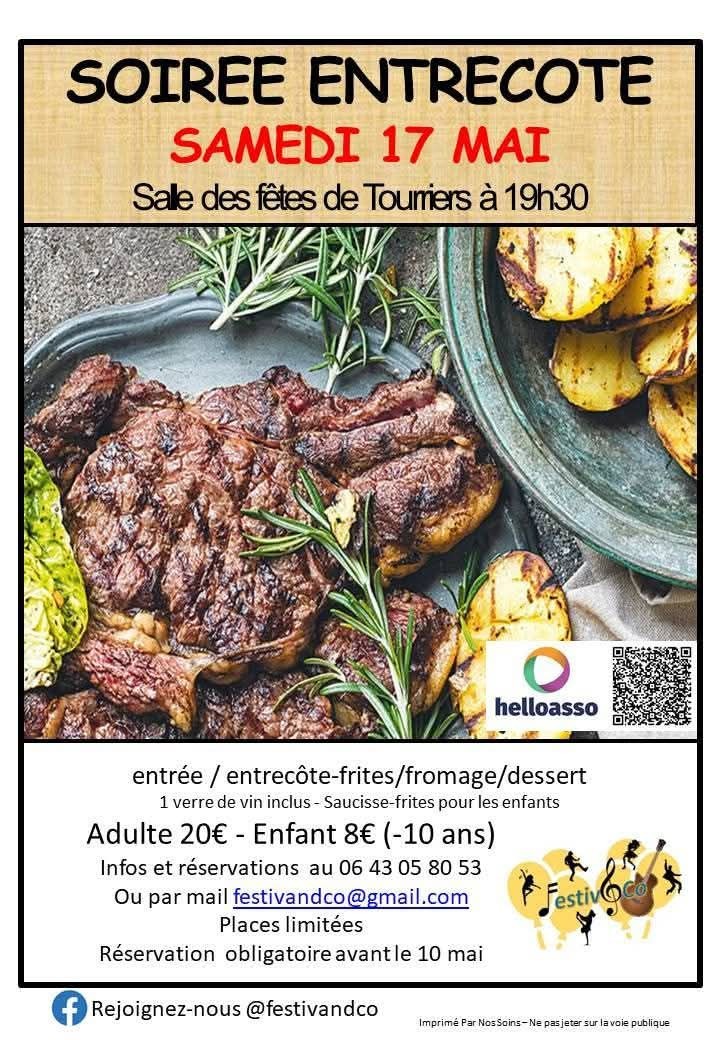 Soirée entrecôte_Tourriers