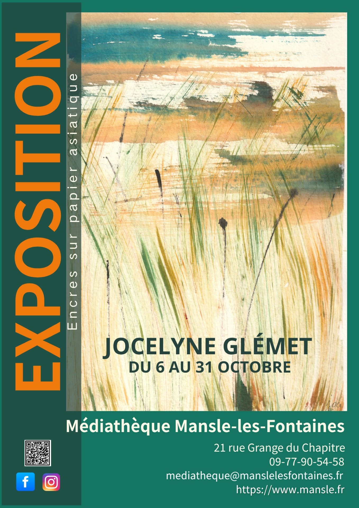 Exposition Jocelyne Glémet_Mansle-les-Fontaines