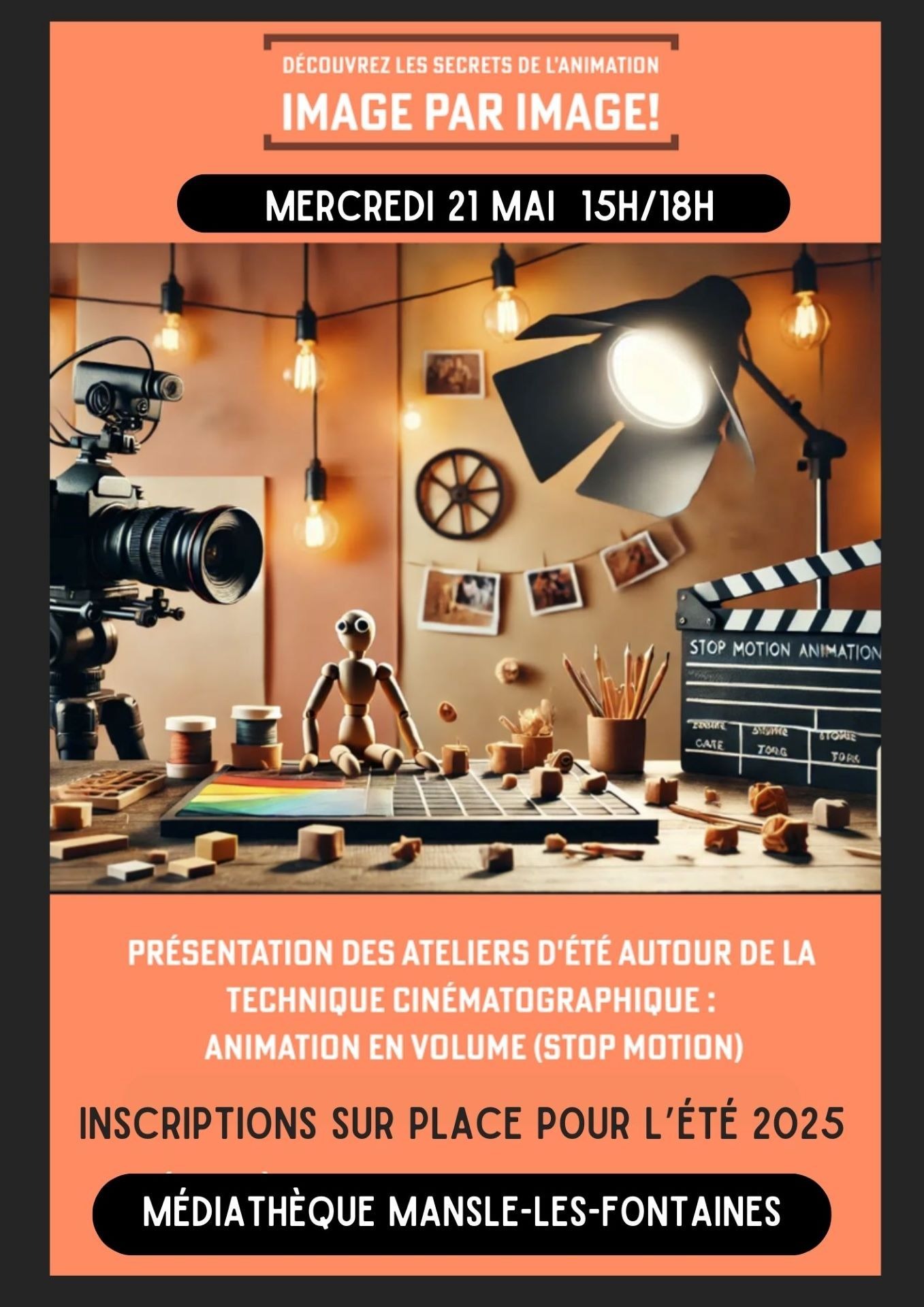 Présentation cinématographique : Stop Motion - Image par Image !_Mansle-les-Fontaines