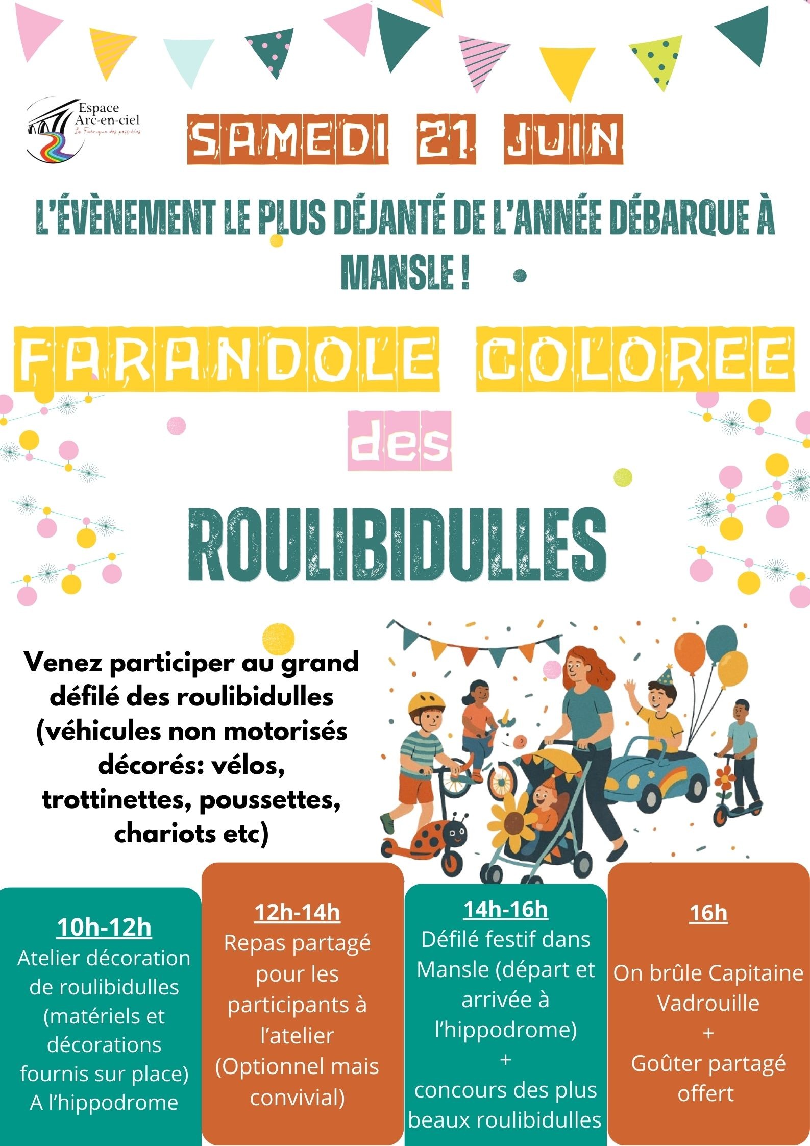Farandole colorée des Roulibidulles_Mansle-les-Fontaines