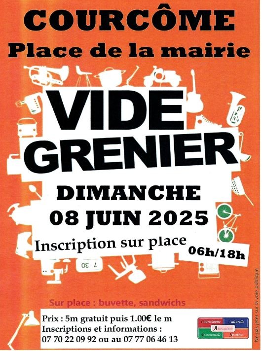 Vide grenier_Courcôme