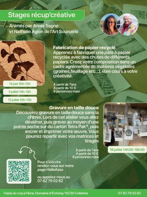 Stage récup créative 
