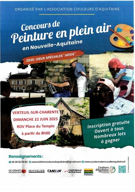 Concours de peinture en plein air_Verteuil-sur-Charente
