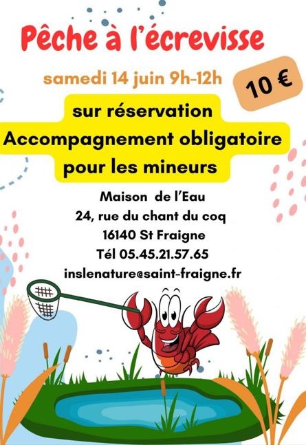 Pêche à l'écrevisse_Saint-Fraigne