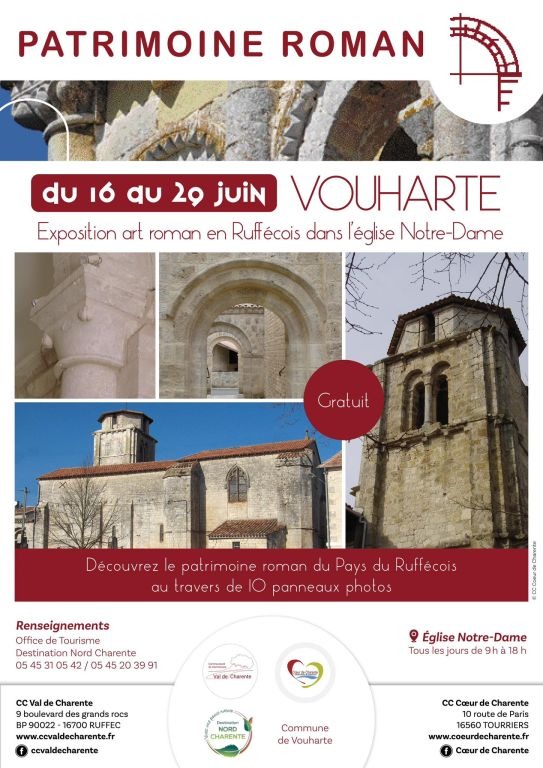 Exposition art roman en Ruffécois_Vouharte