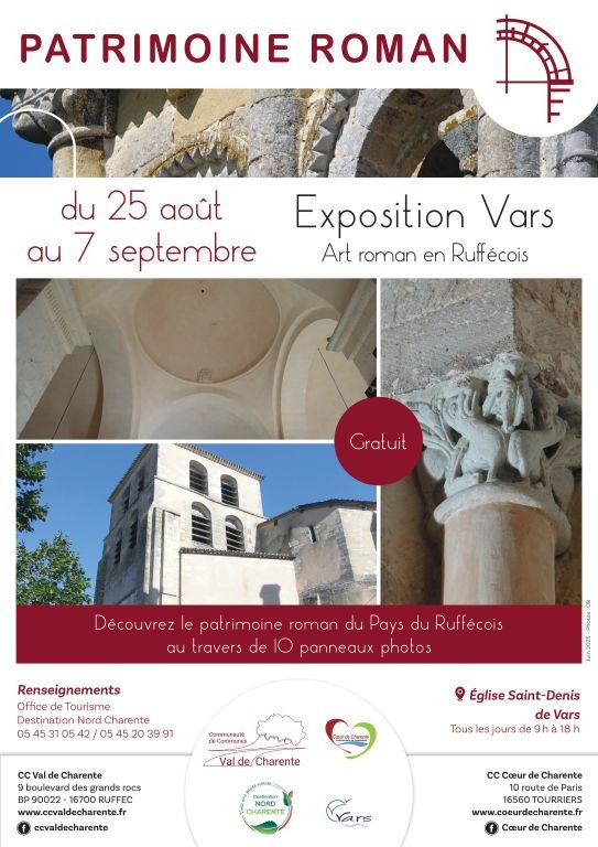 Exposition art roman en Ruffécois_La Boixe