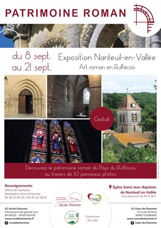 Exposition art roman en Ruffécois_Nanteuil-en-Vallée