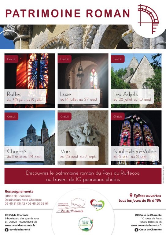 Exposition art roman en Ruffécois_Nanteuil-en-Vallée