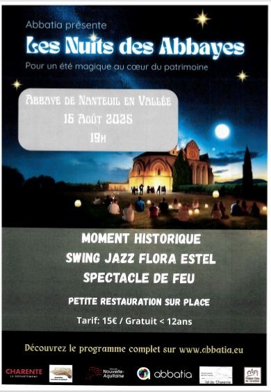 Nuit des abbayes_Nanteuil-en-Vallée