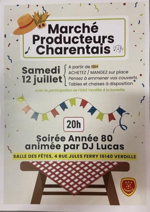 Marché de producteurs Charentais_Verdille
