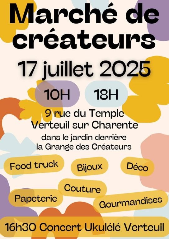 Marché de créateurs_Verteuil-sur-Charente