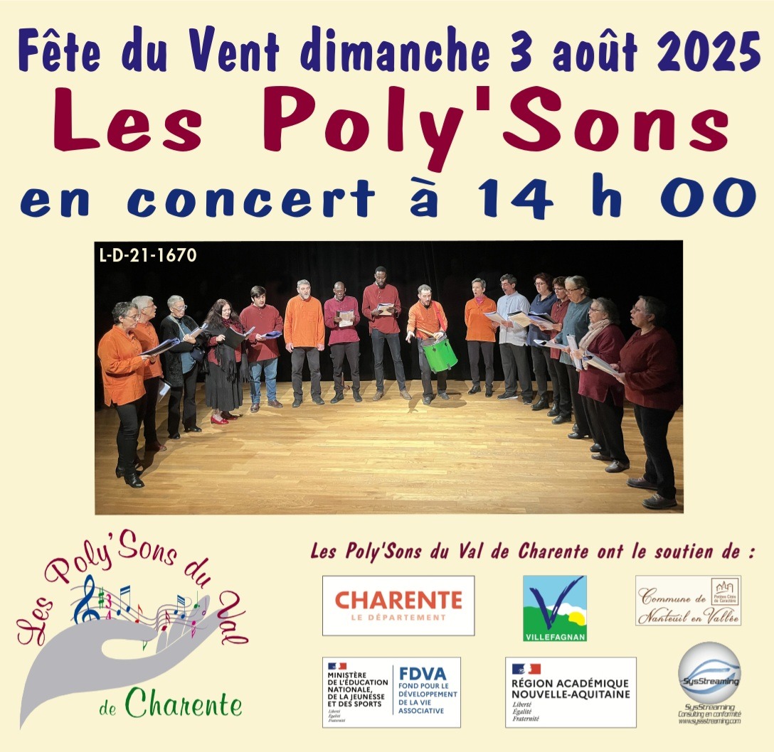 Les Poly'Sons en concert_Villefagnan