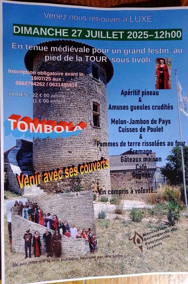 Festin en tenue médiévale_Luxé
