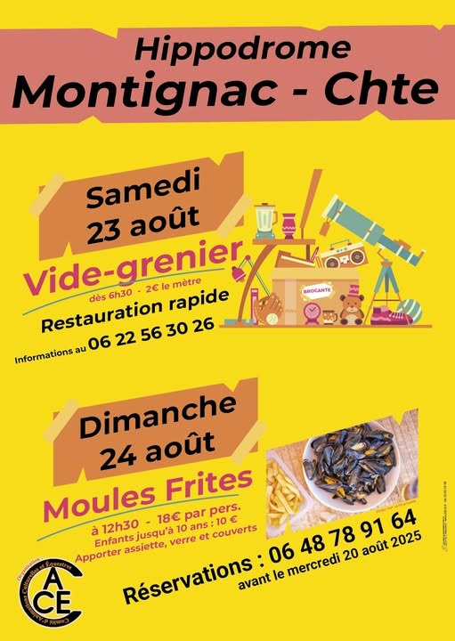 Vide grenier Montignac Charente