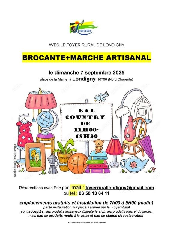 Brocante et marché artisanal_Londigny