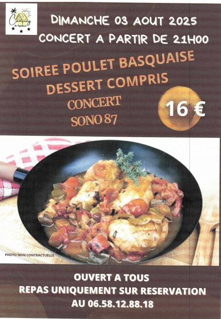 Soirée poulet basquaise_Condac