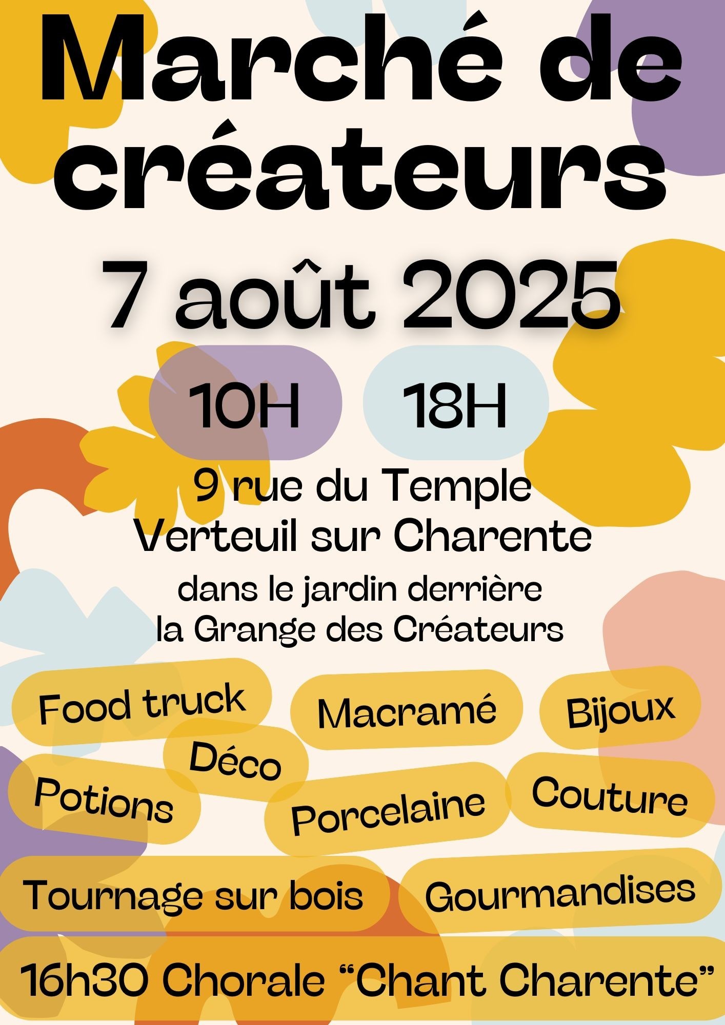 Marché des créateurs_Verteuil-sur-Charente