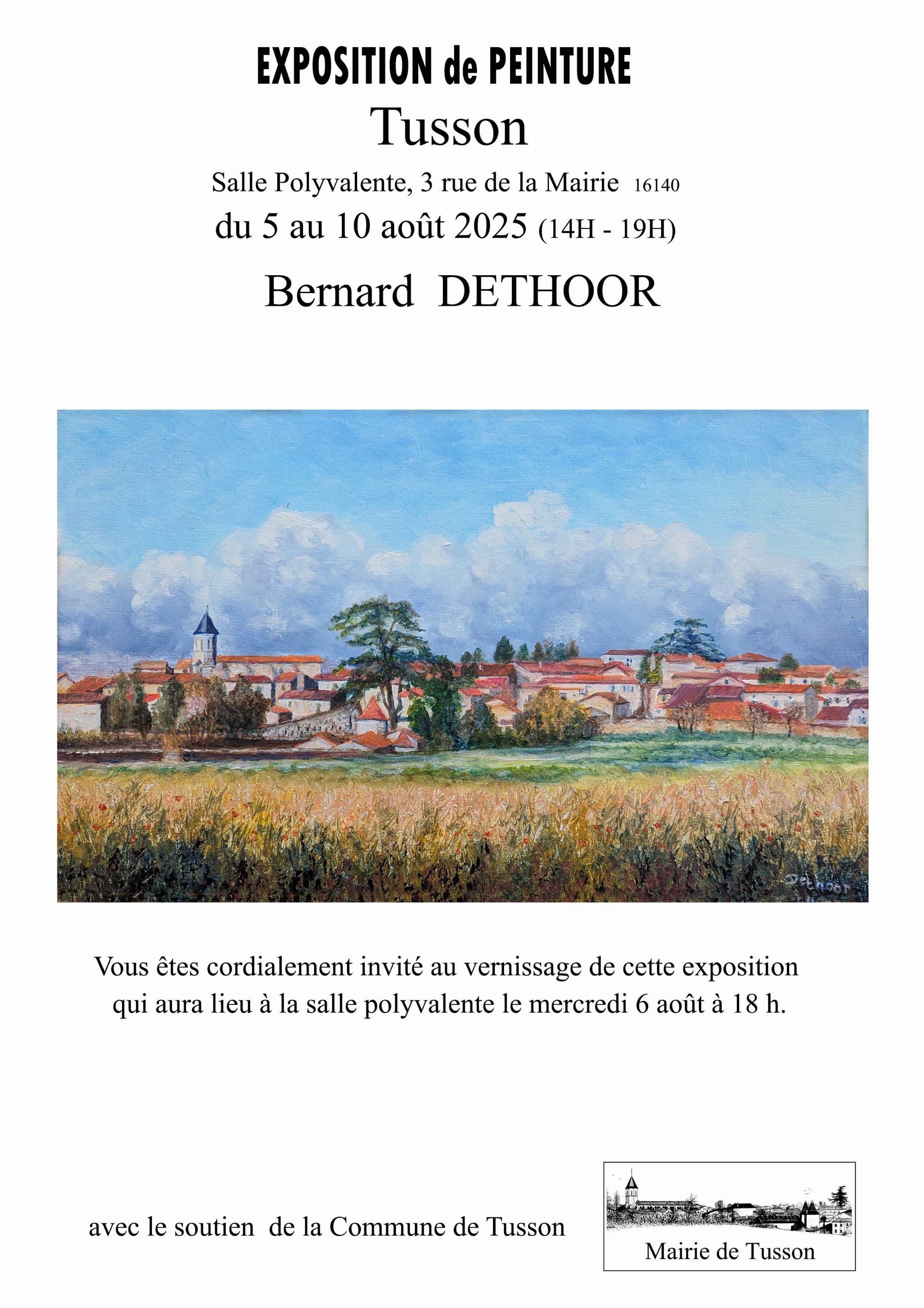 Exposition de peintures_Tusson