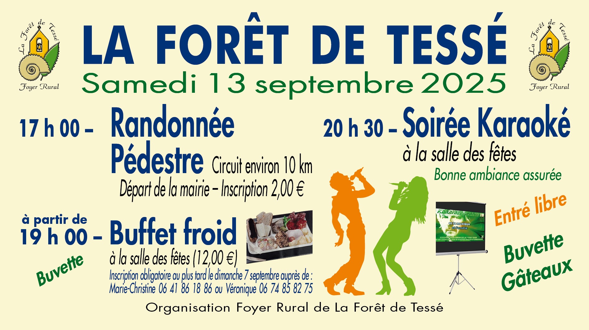 Randonnée et karaoké_La Forêt-de-Tessé